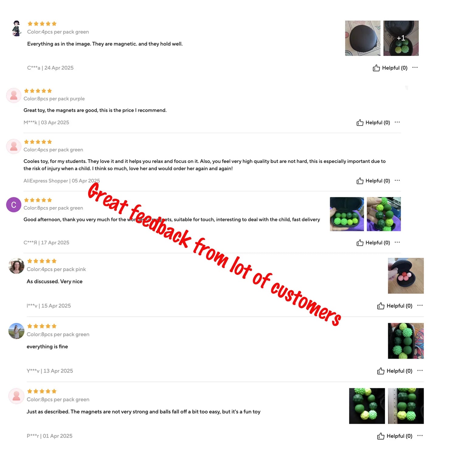 Magnetische Anti Stress Bälle