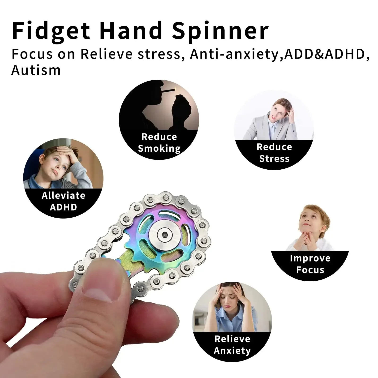 Metal Hand Spinner Chain