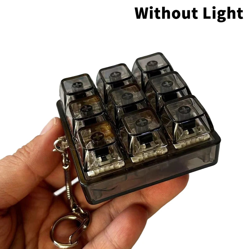 Keychain 9 Tasten Klickbar ohne LED
