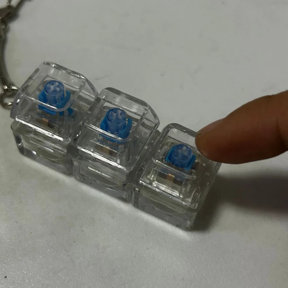 Keychain 3 Tasten Klickbar ohne LED