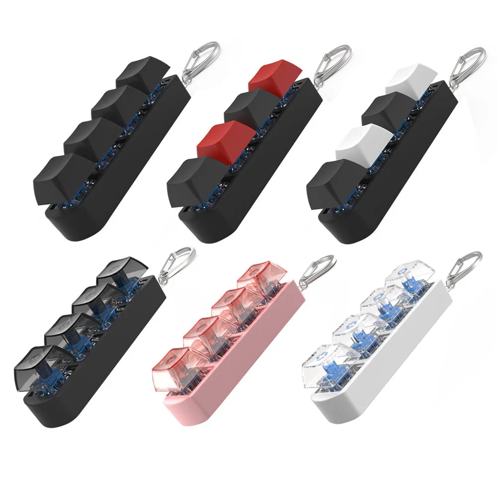 Keychain 4 Tasten Klickbar ohne LED