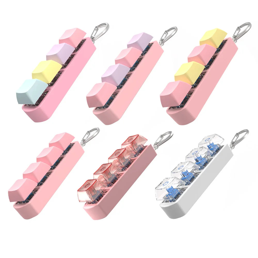 Keychain 4 Tasten Klickbar ohne LED