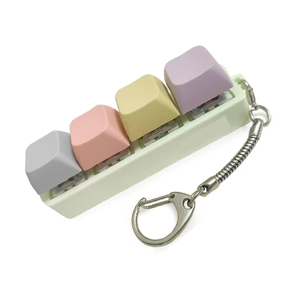 Keychain 4 Tasten Klickbar Bunte Farben