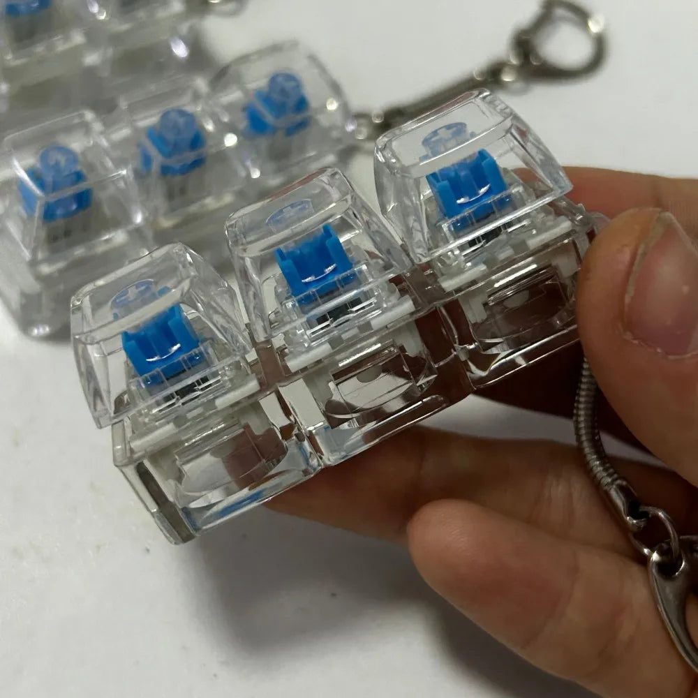 Keychain 3 Tasten Klickbar ohne LED