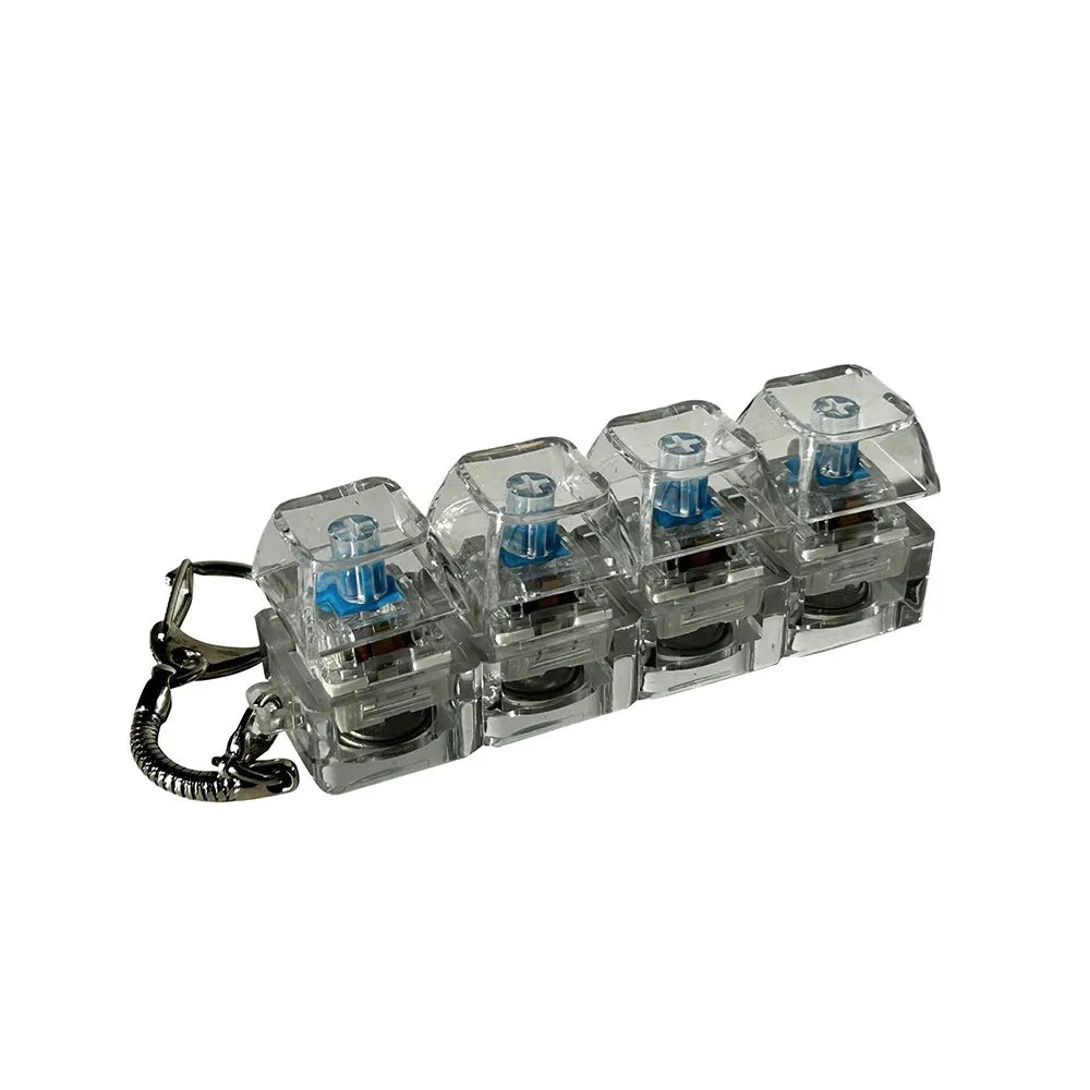 Keychain 3 Tasten Klickbar ohne LED