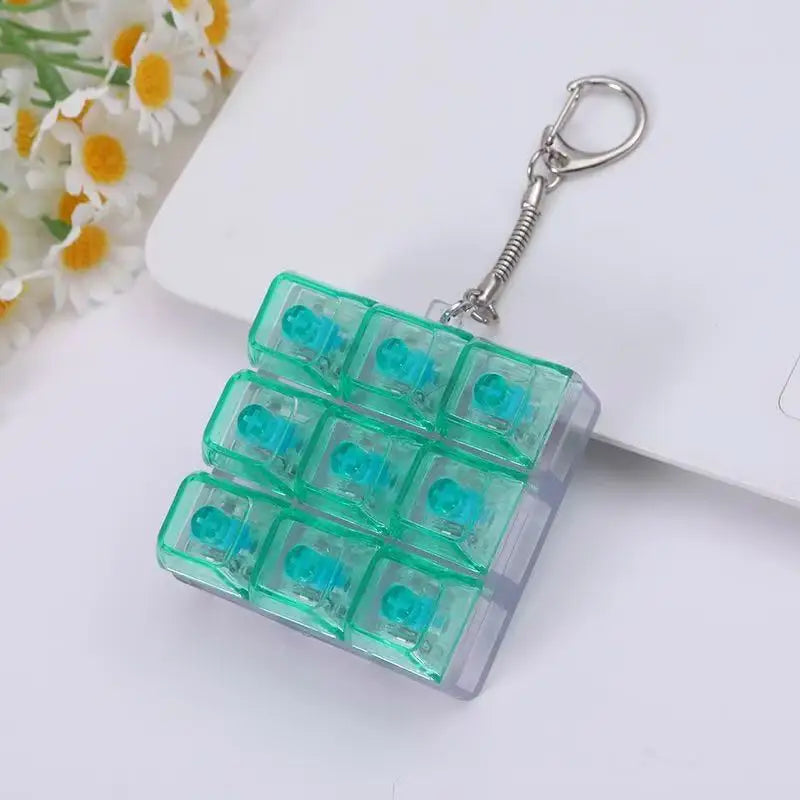 Keychain 9 Tasten Klickbar mit LED