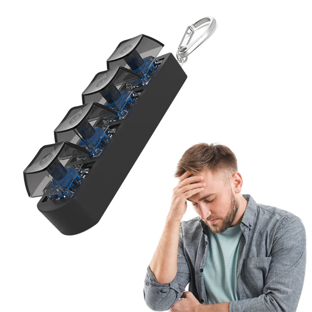 Keychain 4 Tasten Klickbar ohne LED