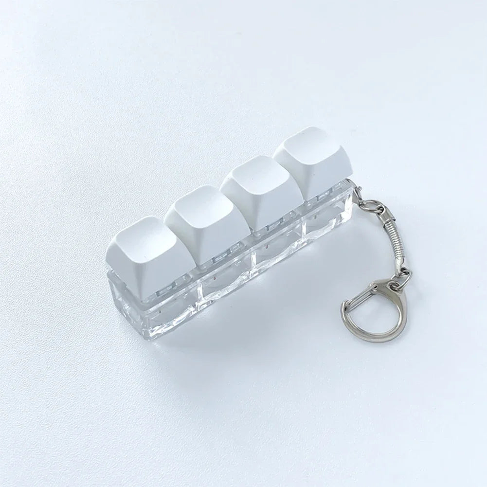 Keychain 4 Tasten Klickbar Bunte Farben