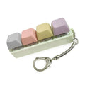 Keychain 4 Tasten Klickbar Bunte Farben