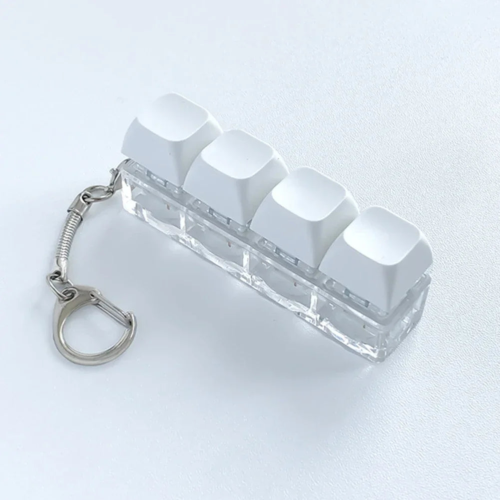 Keychain 4 Tasten Klickbar Bunte Farben