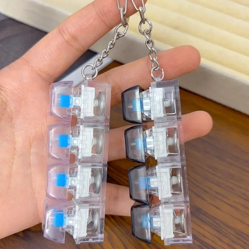 LED Keychain 4 Tasten Klickbar