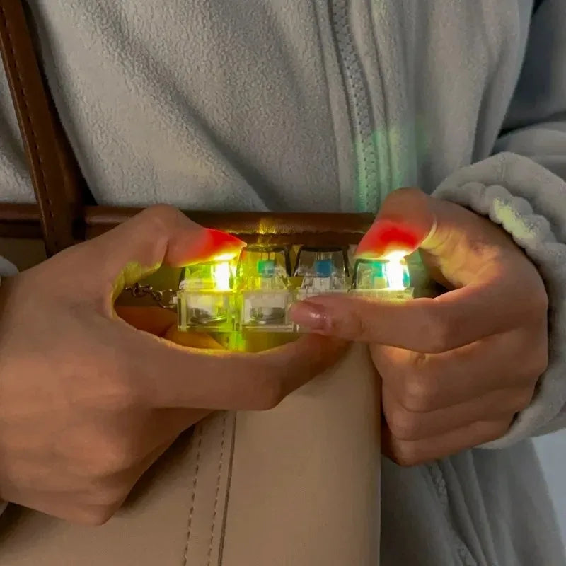 LED Keychain 4 Tasten Klickbar