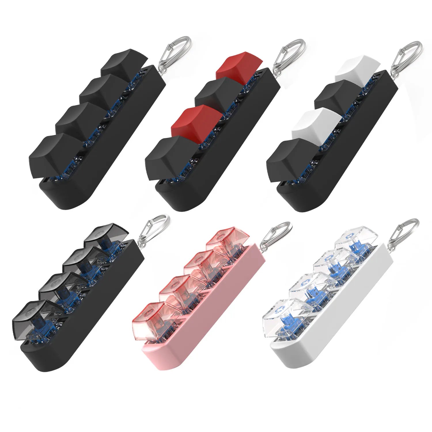Keychain 4 Tasten Klickbar ohne LED