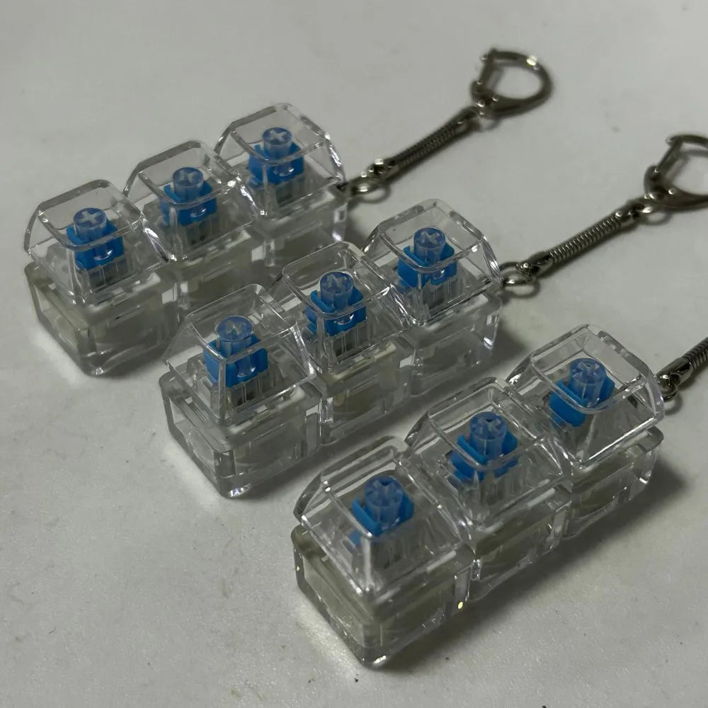 Keychain 3 Tasten Klickbar ohne LED