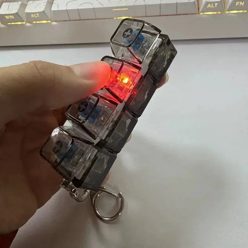 LED Keychain 4 Tasten Klickbar