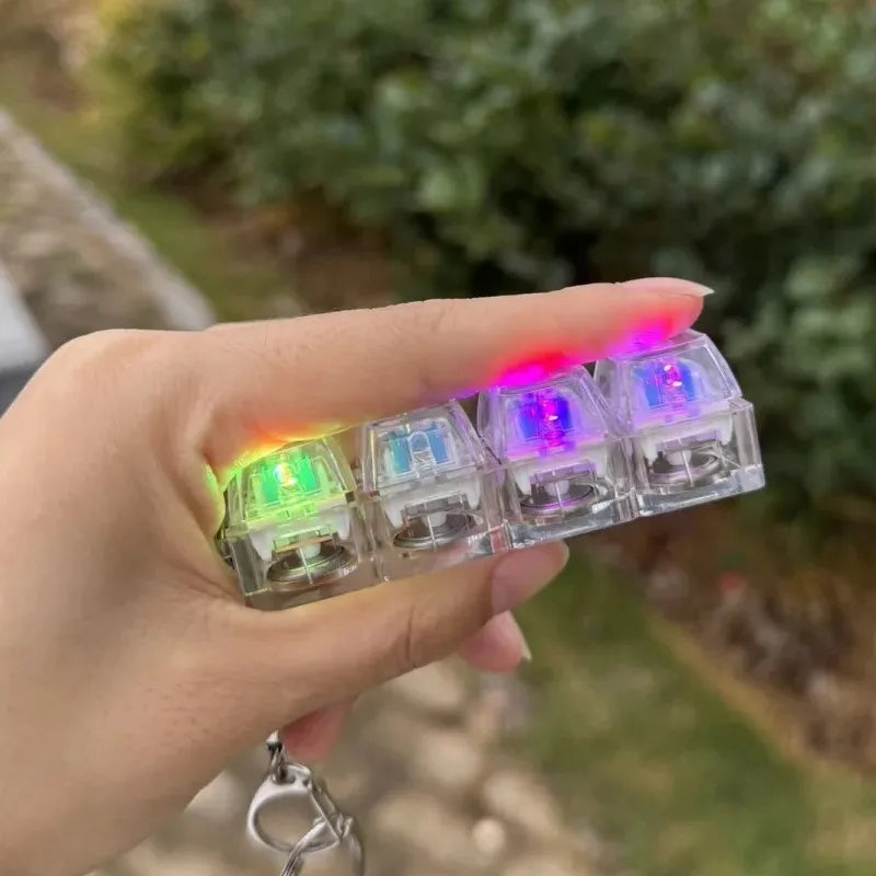 LED Keychain 4 Tasten Klickbar